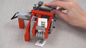 Shredding Paper with Lego Gears