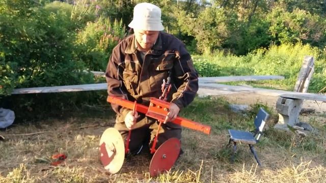 Эксперимент. Нарезка борозды дисковым окучником. смотреть онлайн