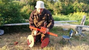 Эксперимент. Нарезка борозды дисковым окучником.