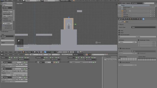 Blender game engine - 2D game tutorial смотреть онлайн
