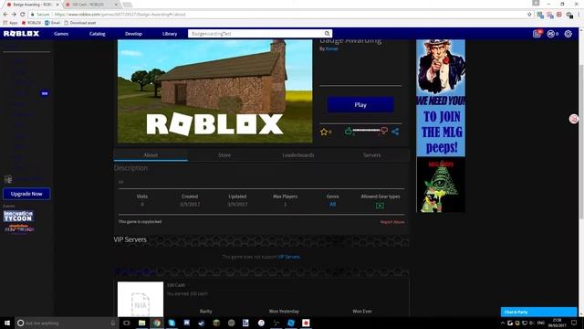 ROBLOX Scripting - How to award Badges (Tutorial 1) смотреть онлайн