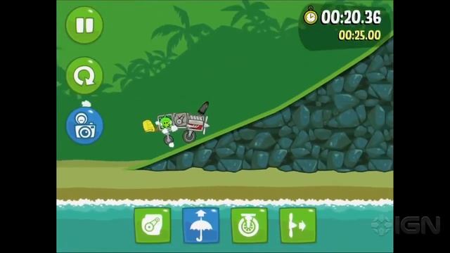 Bad Piggies Road Hogs Level R-3 3-Star Walkthrough смотреть онлайн