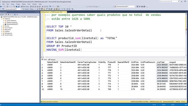 SQL AULA 14 - HAVING смотреть онлайн