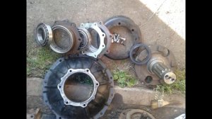 МТЗ 82  Сборка редуктора конечной передачи  Бортовая переднего моста