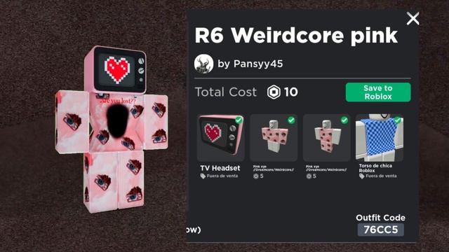 IDEAS DE OUTFITS DREAMCORE/WEIRDCORE ROBLOX смотреть онлайн
