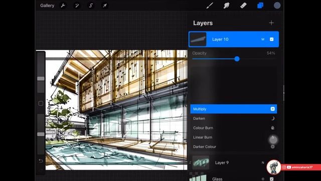 Procreate App / Architectural Sketch (LIVE STREAM) смотреть онлайн