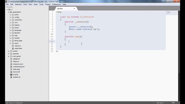 Codeigniter PHP Tutorials in Urdu/Hindi part 28 Zip Class смотреть онлайн