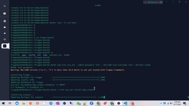 How to install erpnext using docker | ERPNEXT Version 14 | Quick Setup смотреть онлайн