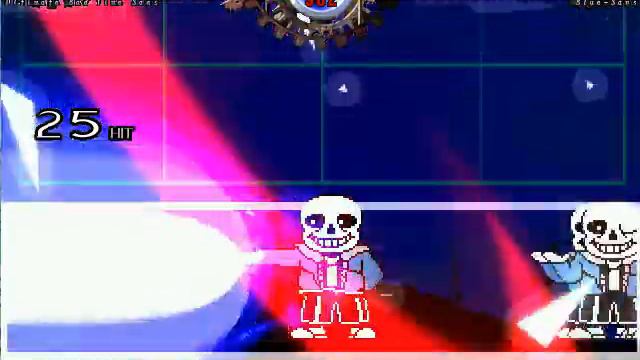 mugen Ultimate Bad Time Sans vs Blue-Sans смотреть онлайн