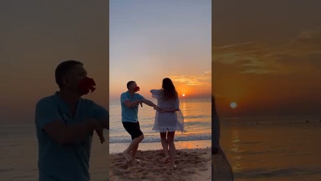 Эротичная бачата на берегу Красного моря