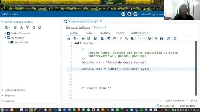 ? COMO TRABALHAR COM TEXTOS NO SAS FUNÇÃO SUBSTR E SCAN | CURSO DE PROGRAMAÇÃO SAS PORTUGUÊS #11 смотреть онлайн