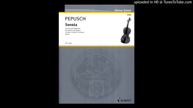 J.C PEPUSCH VIOLA SONATA RE MENOR (I-II) MinusOne смотреть онлайн