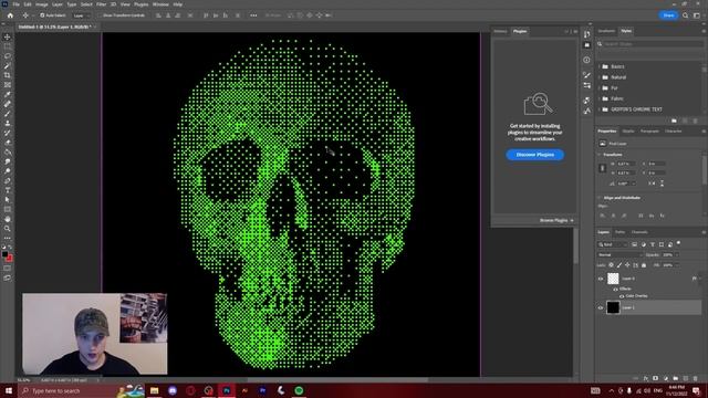 EASY Bitmap Effect On Text & Images Tutorial In Adobe Photoshop смотреть онлайн