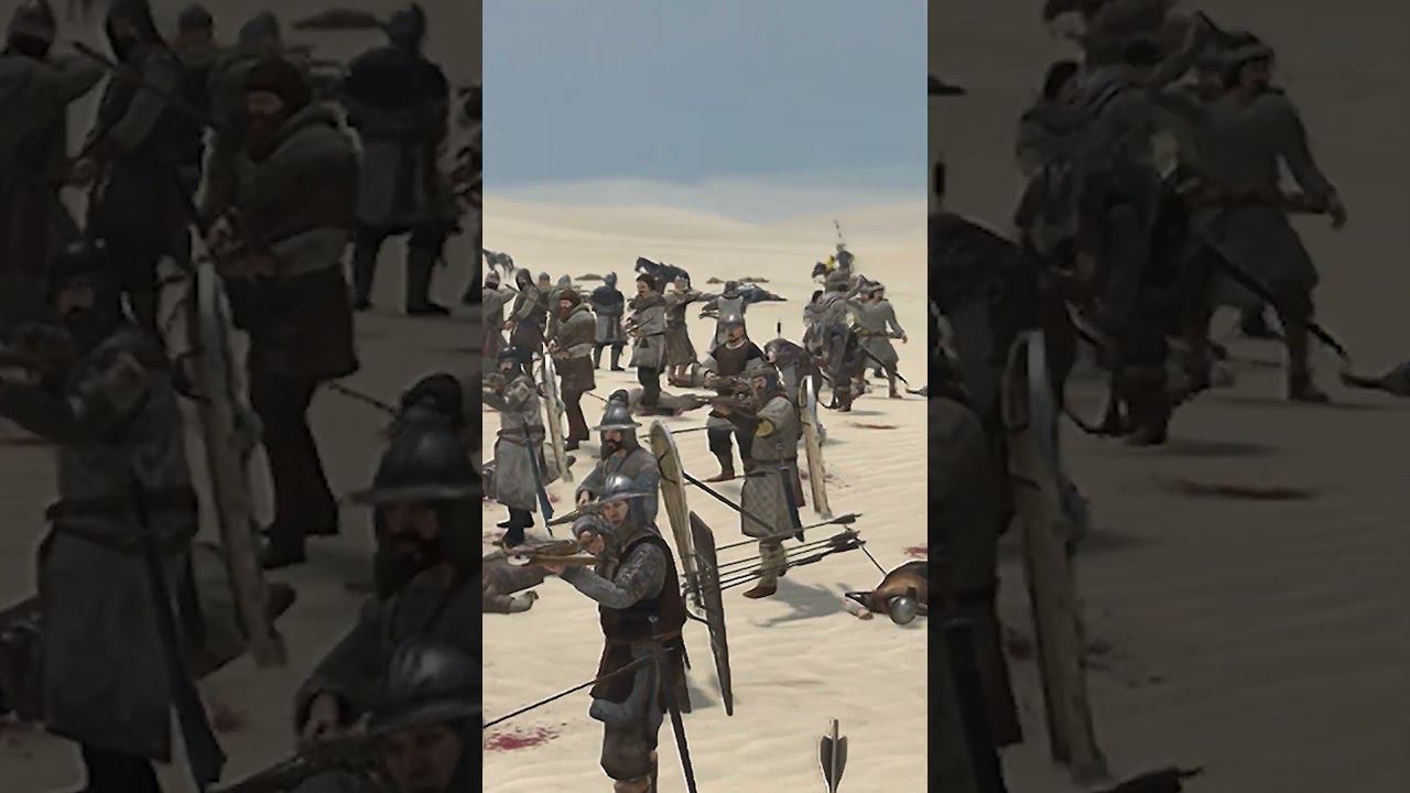 Арбалетчики идут в бой - Bannerlord #shorts смотреть онлайн