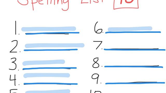 Spelling List 10 - Post Test смотреть онлайн