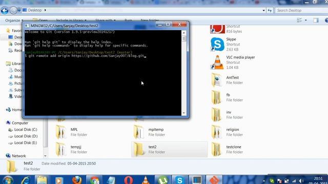 Git Tutorials 2-Remote add,Clonning and Adding Changes смотреть онлайн