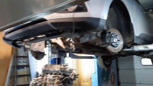 Снятие двигателя G4KD Hyundai iX 35