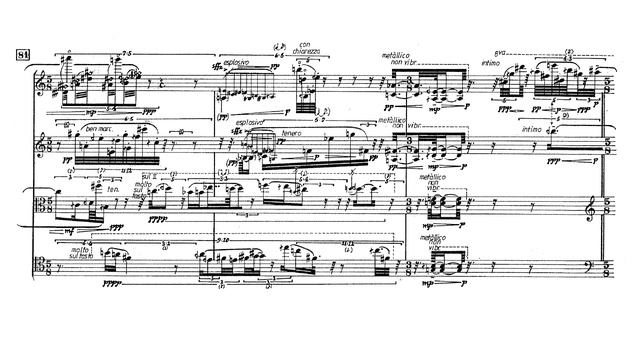 Brian Ferneyhough - String Quartet No. 3 (1986-1987) [Score-Video] смотреть онлайн
