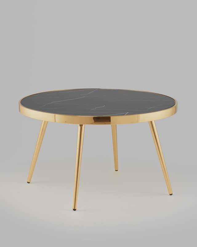 Журнальный столик Гелиос 80*80. Стильный журнальный столик со стеклянной столешницей смотреть онлайн