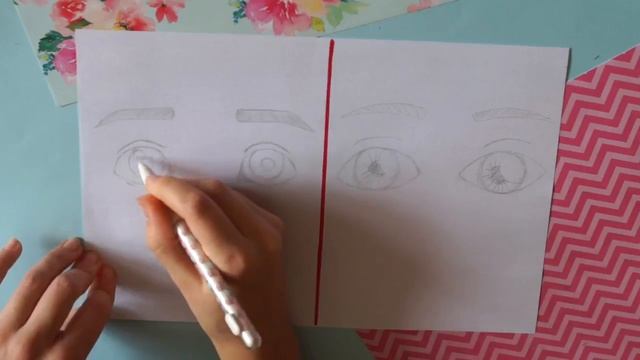 Как рисовать..... Глаза ( мультяшные ). #2 смотреть онлайн