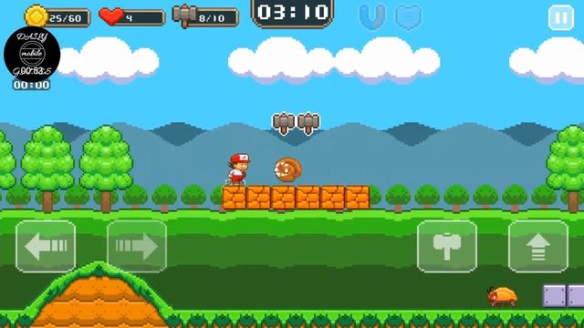 Super JIM Jump | Level #1-2 | Super MARIO like game смотреть онлайн