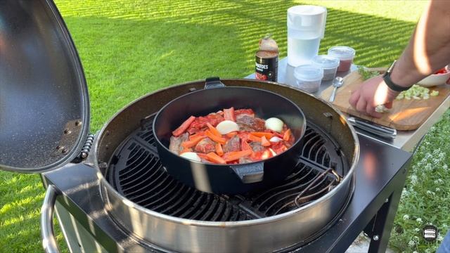 Ребра с овощами на гриле смотреть онлайн