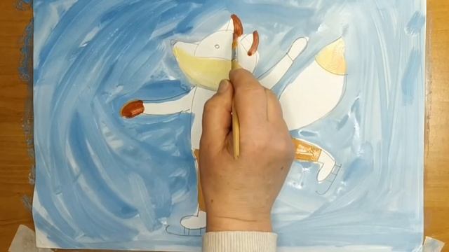 Мастер-класс по рисованию «Лисёнок» смотреть онлайн