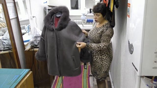 Как укоротить низ рукава у дублёнки с мехом по низу. смотреть онлайн