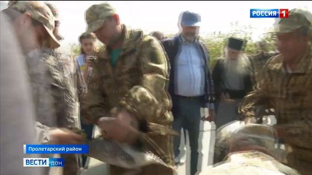 Схиархимандрит Илий (Ноздрин) побывал на ферме по выводу диких серых гусей. смотреть онлайн