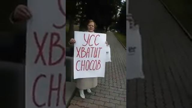 Пикетчики у здания правительства Красноярского края смотреть онлайн