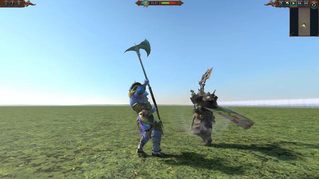 Exalted Hero of Tzeentch VS Exalted Hero of Nurgle. Total War Warhammer 3 смотреть онлайн