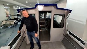 Полный обзор катера Tuman Fuso Jet 710 в салоне