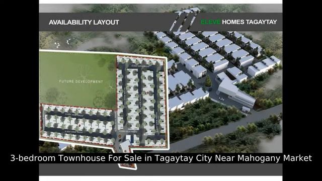 3-bedroom Townhouse For Sale in Tagaytay City Near Mahogany Market смотреть онлайн