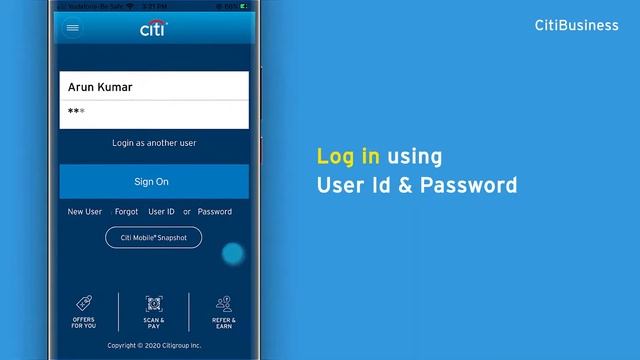 How to create User ID for Citi Business смотреть онлайн