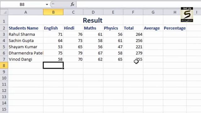Learn Computer In Hindi Microsoft Excel Course Part-6 (How to Enter Basic Formulas in Excel 2010) смотреть онлайн