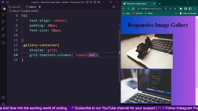 How To Create A Responsive Image Gallery With CSS | Responsive Image Gallery HTML CSS Source Code смотреть онлайн