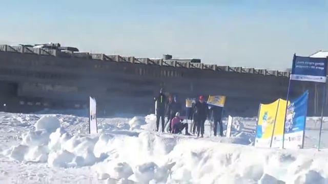 Стокгольм зима река лед. смотреть онлайн