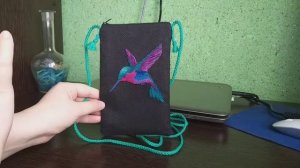 Вышивка крестом. Прикладная вышивка: сумочки для мобильного телефона