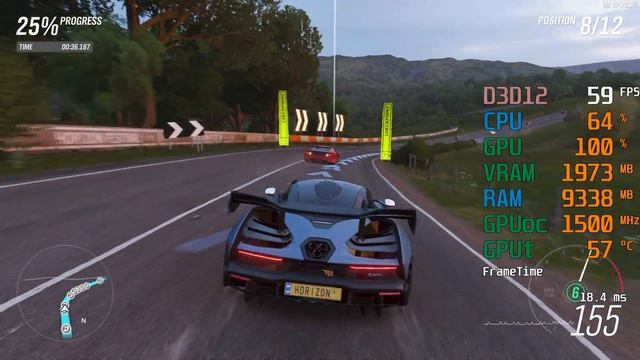 Radeon Vega 8 Graphics OCed -- AMD Ryzen 3 3200G -- Forza Horizon 4 Benchmark смотреть онлайн