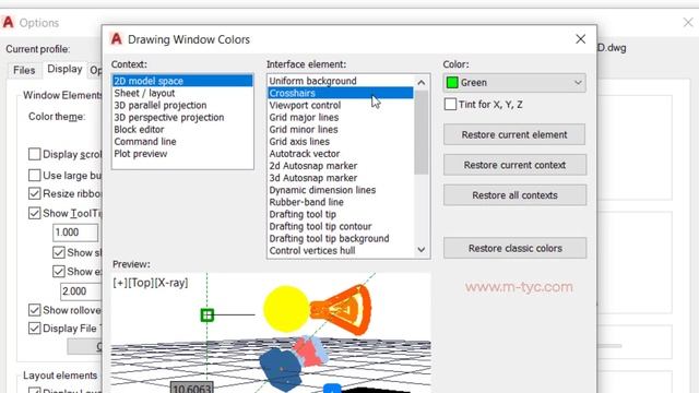 Cambiar el color de la cruz del cursor de AutoCAD смотреть онлайн