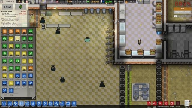 CROP EXPORTS AND SOLAR TRAINING - Prison Architect Going Green Gameplay - 09 - Let's Play смотреть онлайн