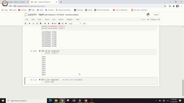 #10 for loop in python |syntax & example |Hindi/Urdu |trending AI смотреть онлайн