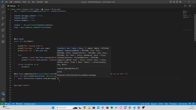#2 Les slashs commandes en python ! [UPDATE 2023] [DISCORD BOT] смотреть онлайн