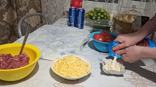 ПИЦЦА РЕЦЕПТ// ПИЦЦА с мясом// Самая вкусная пицца ?// смотреть онлайн