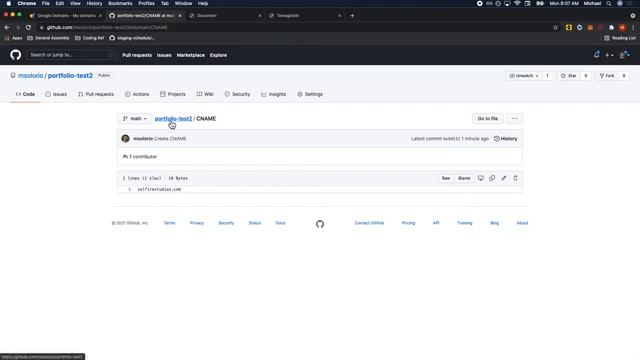 Setting Up Custom Domain with Google Domains & Github Pages смотреть онлайн