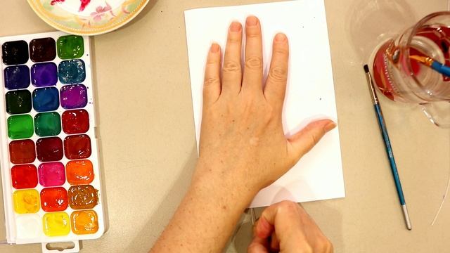 КАК НАРИСОВАТЬ ЦВЕТЫ НИТКОЙ?УРОК ИЗО?Ниткография? смотреть онлайн