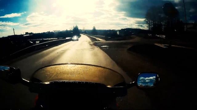 Открытие мотосезона в деревне на спорте Honda CBR 1000F смотреть онлайн