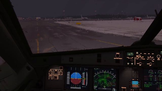 X-plane 12, Toliss 321, Snow, Landing in Surgut, USRR смотреть онлайн