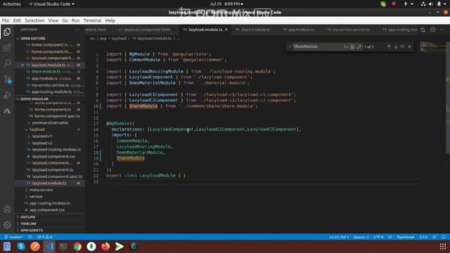 How to Implement shared module in Angular смотреть онлайн