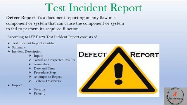 Основи тестування ПЗ. Лекція 15.3 - Тестова документація: баг репорт, тест саммарі репорт смотреть онлайн